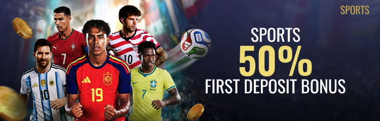 MCW sports first deposit bonus banner